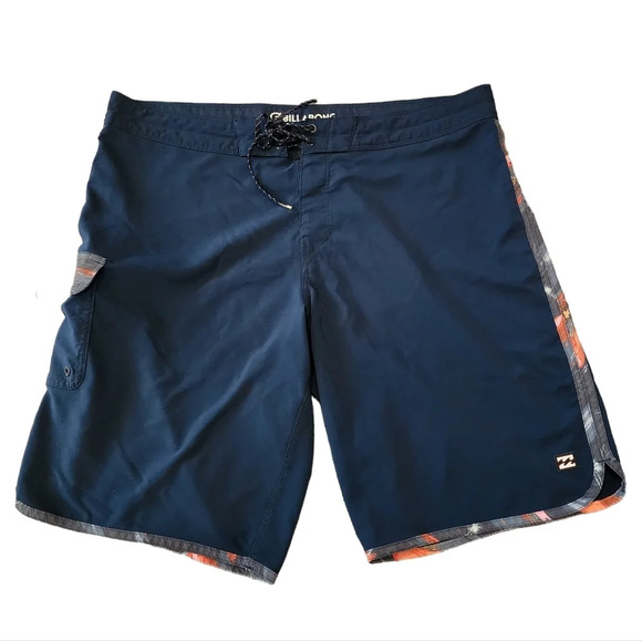 Billabong blue board shorts. Recycler 73 Pro. Men's size 38.